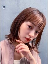 ソーホープレミアム(SOHOpremium) 外ハネボブ×ライトブラウン×白髪染め@30代@40代@50代@60代