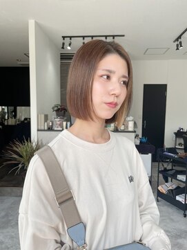 ジン(JIN) ☆丸みボブ☆まるみボブ☆きりっぱなし☆韓国ボブ☆久留米☆