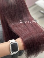 エヌアイ オモテサンドウ(ni omotesando) チェリーレッド ワンホンヘア ダブルカラー ケアカラー