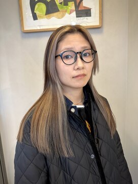 ディドゥダ(di doo dah) ツートンカラーセクションカラー×ロング