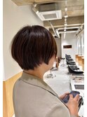 ショート　グラデーション　丸み　質感調整