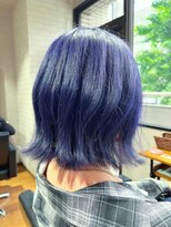 ビスイル 秋葉原店(Vis ill) ブルーシルバーアッシュブルージュ透明感グラデーションカラー