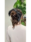 ☆*:.結婚式お呼ばれヘアアレンジ.:*☆