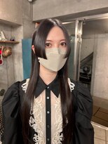 ギフトサニーサイド(gift sunny side)&nbsp;ハンコック風＊黒髪前髪なし姫カット