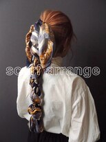 コレットヘアー ザモリオカ(Colette HAIR the MORIOKA)&nbsp;kanna-♪ スカーフ編み込みポニー♪