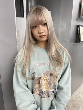 ペレ アネックス 大阪梅田茶屋町店(PELE ANNEX) ミディアムヘア/デザインカラー/フェイスフレーミング/梅田