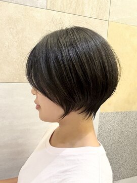 クラシック ヨコハマ(classic Yokohama) 黒髪丸みショート　ショート　ショートボブ　30代　40代  50代