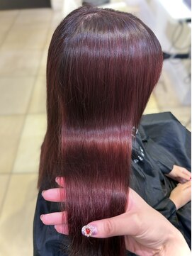 ケアブリーチ/チェリーピンク/艶髪