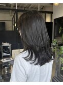 ミディアムストレート