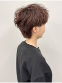 朝ラクくびれショートパーマ