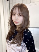 オニキス 原宿(ONYX) a172 レイヤーカットミルクティーカラーミルクティーベージュ