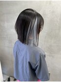 京都西院/インナーカラー ブリーチ 髪質改善 ダブルカラー
