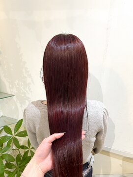 ネオリーブアピ 池袋店(Neolive api) 【ブリーチしない暖色カラー】池袋 髪質改善 レイヤー