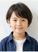 都会的キッズレイヤーショート/流しバング