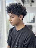 シャドウパーマ シースルーマッシュ フェザーパーマ