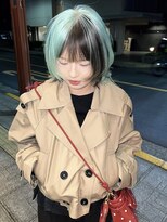 ディーナ(D'na)&nbsp;【D'na×古屋】ミディアムレイヤー×ミントカラー