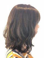 ケシキ ヘアメイク(kesiki HAIR MAKE) グレージュボブのカジュアルスタイル