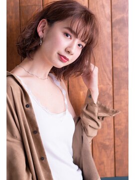 オリーブフォーヘアー(olive For hair) ヘルシースルーバング×ボブディ【olive for hair】