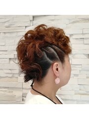 お祭り　ヘアアレンジ