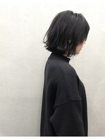 エヌ(N) N/92co. 切りっぱなしボブ×チェリーピンク