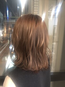 ヘアーアンドメイク ルシア 梅田茶屋町店(hair and make lucia) オレンジベージュ