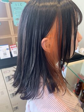 カシータフロル ららぽーと愛知東郷店(Casita flor) 【Casita flor】イヤリング インナーオレンジ