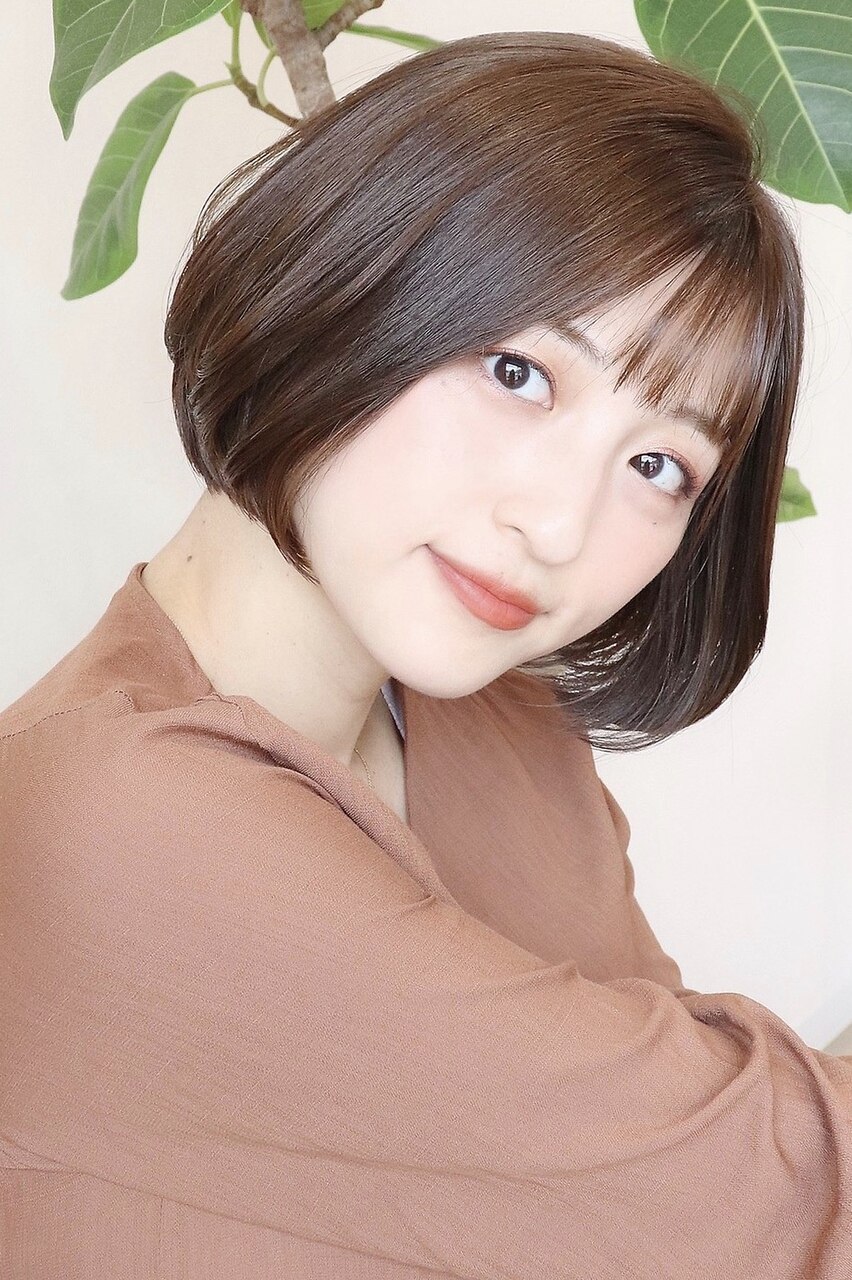 I. 】大人可愛い30代40代におすすめの前下がりボブ 川口：L091395409