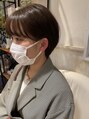 ヘアー ビジン(HAIR Bijin) こだわりの顔まわりカットでサイドにつながる前髪が可愛い！