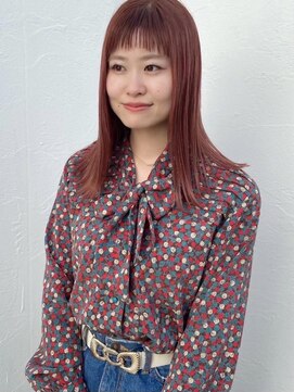 トップヘアー スパアンドリラクゼーション 安城(spa&relaxation) 春の新色！カシスピンクヘアー！