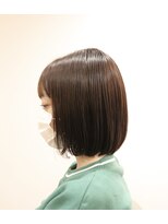 ウィスカーヘアー(whisker hair)&nbsp;シンプルボブ　大人ボブ　ストレートボブ