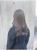 【hazuki】大人フェミニン艶髪ベージュブリーチなしダブルカラー
