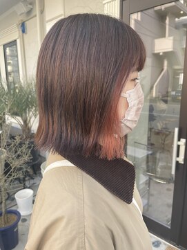 プラム(plum.) ボブカットイヤリングカラー