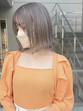 ブランロール 中目黒店(Blanl'or) 大人ガーリー/ダークアッシュ/似合わせカット/レイヤーカット