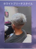 MEN’S HAIRハイライトマッシュパーマ〈理容室〉東浦和メンズ