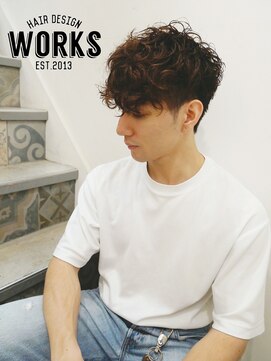 ワークス ヘアデザイン(WORKS HAIR DESIGN) メンズパーマ　スペインカール