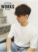 メンズパーマ スペインカール