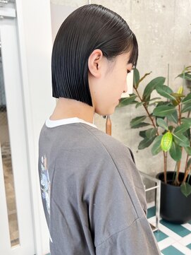 ノエ(noe) タイトボブ×地毛風カラー