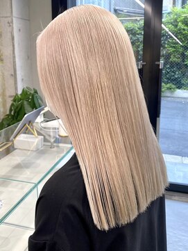 ソル ジングウマエ(SOL JINGUMAE) ミルクティーベージュダブルカラーインナーカラーケアブリーチ