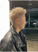 ブロンドスパイキーショート