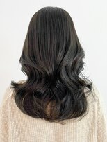 アイティー バイ アルバム 中野店(IT by ALBUM)&nbsp;ダークブラウン_レイヤーロング前髪パーマ_ba464611