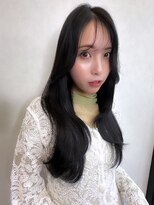 アース 長久手店(HAIR & MAKE EARTH)&nbsp;韓国くびれロング × dark greige