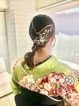 美容室ココロ(CoCoLo) タイトポニー