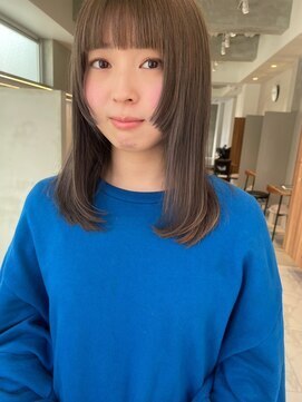 ガリカ 大名(Gallica) 【恒吉佐央理】ナチュラルセミロング姫カット似合わせ小顔ライン