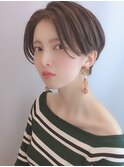 【松戸 morio】前髪なし 大人ショートボブ