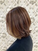 ルシエル バイ カトレアグループ(Le Ciel)&nbsp;30代40代50代ショートヘア/レイヤーボブ/イヤリングカラー