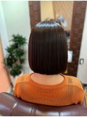 縮毛矯正 ストレートヘア ボブ ストレートボブ