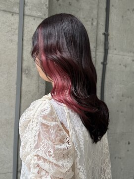 サクラ オモテサンドウ(SAKURA) インナーカラーピンク 表参道