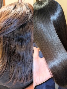 ロイ プラスアティック(roi ＋attic) うねる、広がる、硬毛、絡まる髪質　☆毛髪診断士本格髪質改善☆