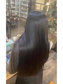 艶髪ロングヘアー×ヘナカラー