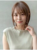 20代30代かわいい/顔周りレイヤー/髪質改善/髪質改善ストレート